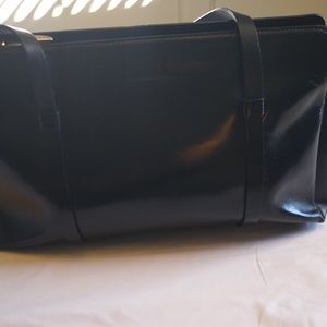 Black Leather Handbag